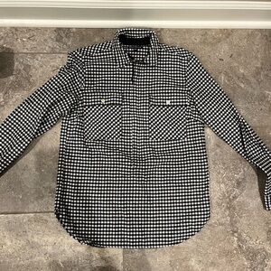 Black and White Checkered women’s Shirt